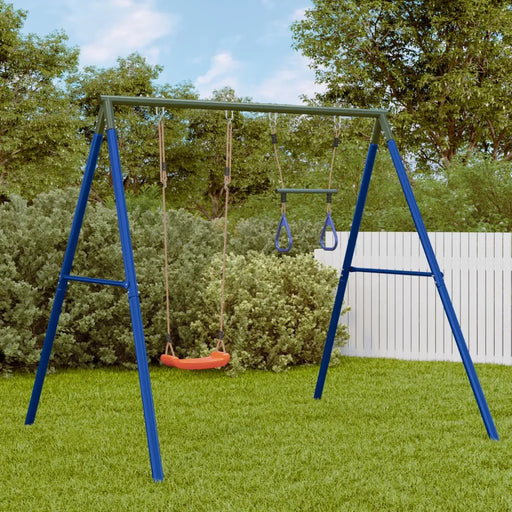 Outdoor Swing Set with Swing and Trapeze - Little and Giant Explorers vidaXL