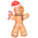 8FT Christmas Inflatable Gingerbread Man - Little and Giant Explorers HOMCOM