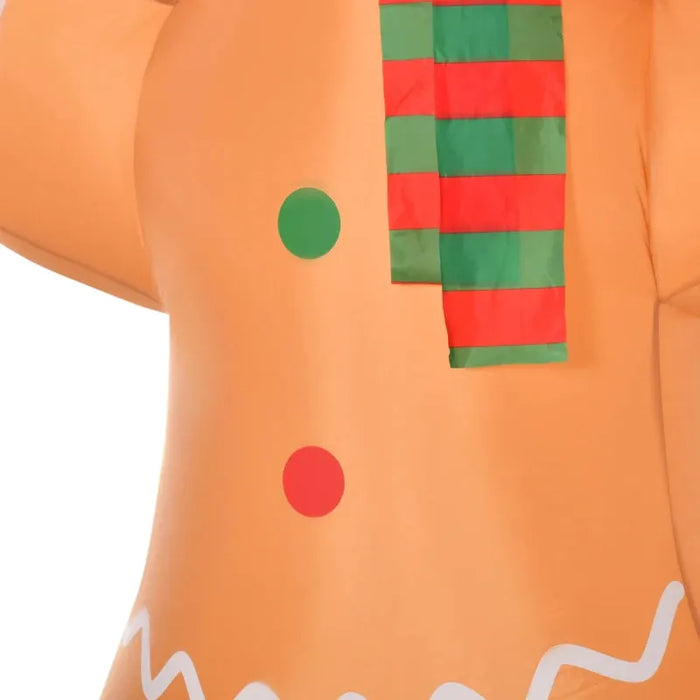 8FT Christmas Inflatable Gingerbread Man - Little and Giant Explorers HOMCOM