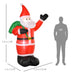 8FT Christmas Inflatable Santa with LED Lights - Little and Giant Explorers HOMCOM