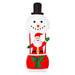 8FT Christmas Inflatable with Santa Claus on Snowman Hot Air Balloon - Little and Giant Explorers HOMCOM