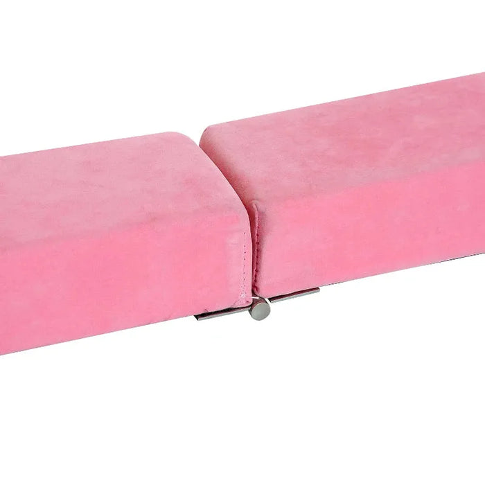 8FT Gymnastics Folding Balance Beam in Pink - Little and Giant Explorers HOMCOM