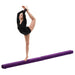 8FT Gymnastics Folding Balance Beam in Purple - Little and Giant Explorers HOMCOM