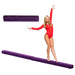 8FT Gymnastics Folding Balance Beam in Purple - Little and Giant Explorers HOMCOM