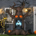 8FT Halloween Inflatable Tree with Floating Ghost and LEDs - Little and Giant Explorers HOMCOM