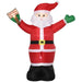 8FT Inflatable Christmas Santa Claus Holding Light Sign of Blessings - Little and Giant Explorers HOMCOM