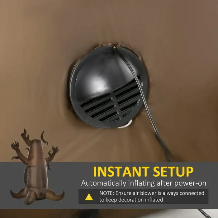 8ft Inflatable Halloween Ghost Tree with LED Lights | Weather-Resistant Outdoor Decoration HOMCOM - Little and Giant Explorers HOMCOM