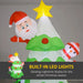 8FT Inflatable Xmas Tree and Friends Decoration - Little and Giant Explorers Outsunny