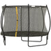 8FT Trampoline with Enclosure Net and Spring Cover in Black - Little and Giant Explorers SPORTNOW