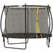 8FT Trampoline with Enclosure Net and Spring Cover in Black - Little and Giant Explorers SPORTNOW