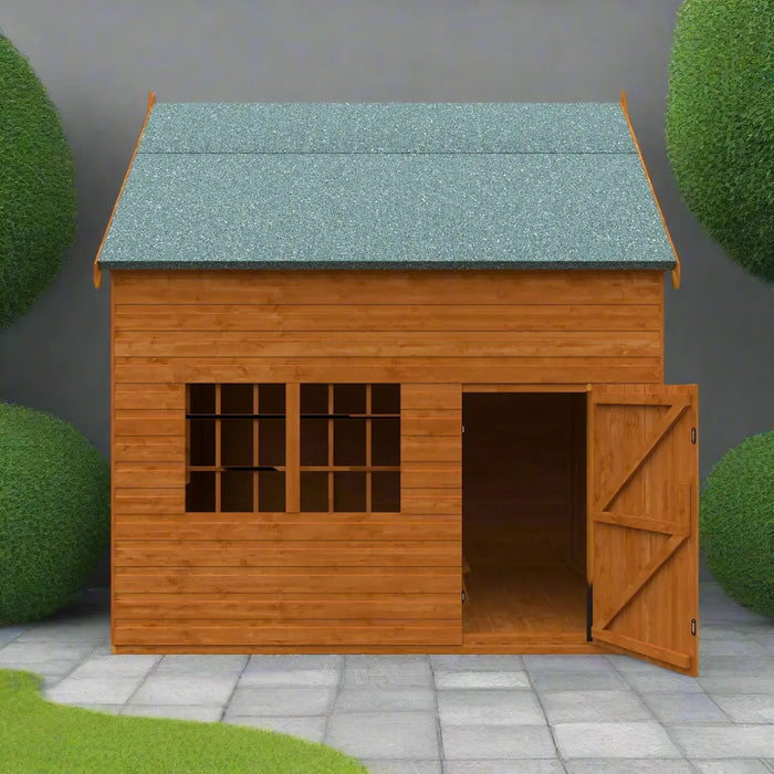 8FT x 6FT Country Cottage Playhouse - Little and Giant Explorers Little and Giant Explorers