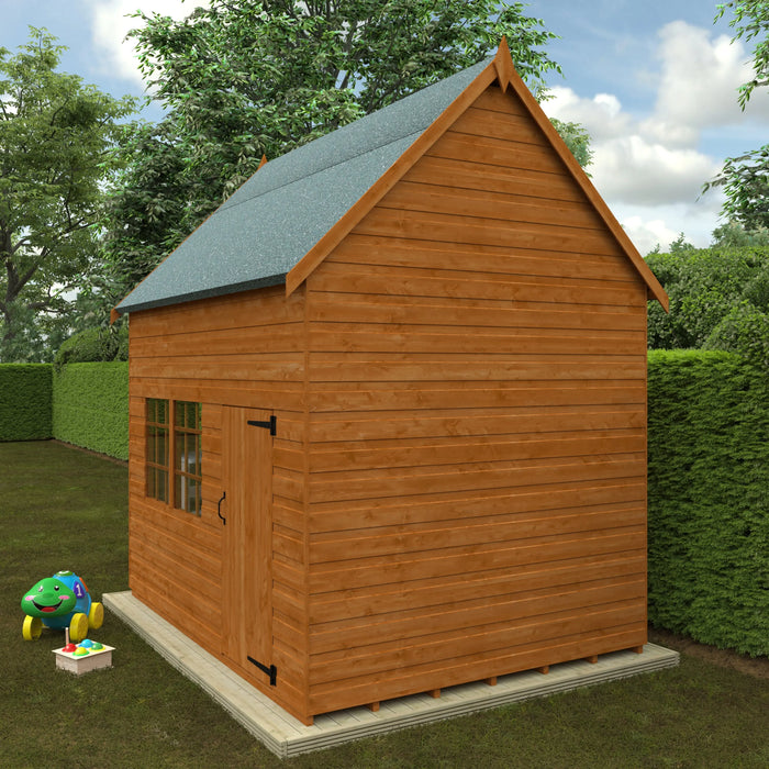 8FT x 6FT Country Cottage Playhouse - Little and Giant Explorers Little and Giant Explorers