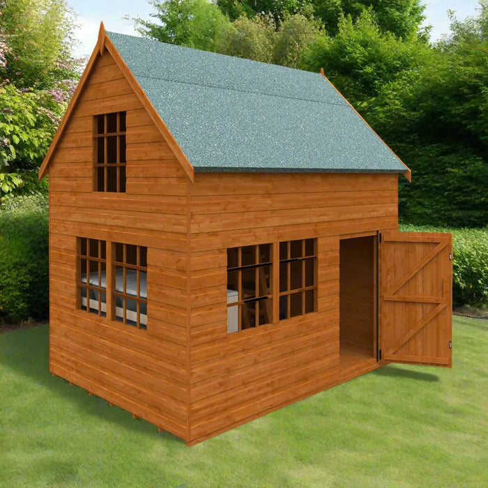 8FT x 6FT Country Cottage Playhouse - Little and Giant Explorers Little and Giant Explorers