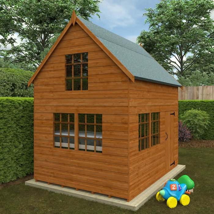 8FT x 6FT Country Cottage Playhouse - Little and Giant Explorers Little and Giant Explorers