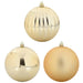 9-Piece Modern Christmas Bauble Set – Gold Collection | Shiny, Matte and Pumpkin Designs VIDAXL - Little and Giant Explorers vidaXL