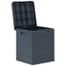 Garden Storage Box in Anthracite 90 L - Little and Giant Explorers vidaXL