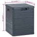 Garden Storage Box in Anthracite 90 L - Little and Giant Explorers vidaXL