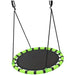 100cm Diameter Kid Nest Swing Seat in Green and Black - Little and Giant Explorers AIYAPLAY