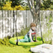 100cm Diameter Nest Swing Seat for Kids in Green - Little and Giant Explorers AIYAPLAY