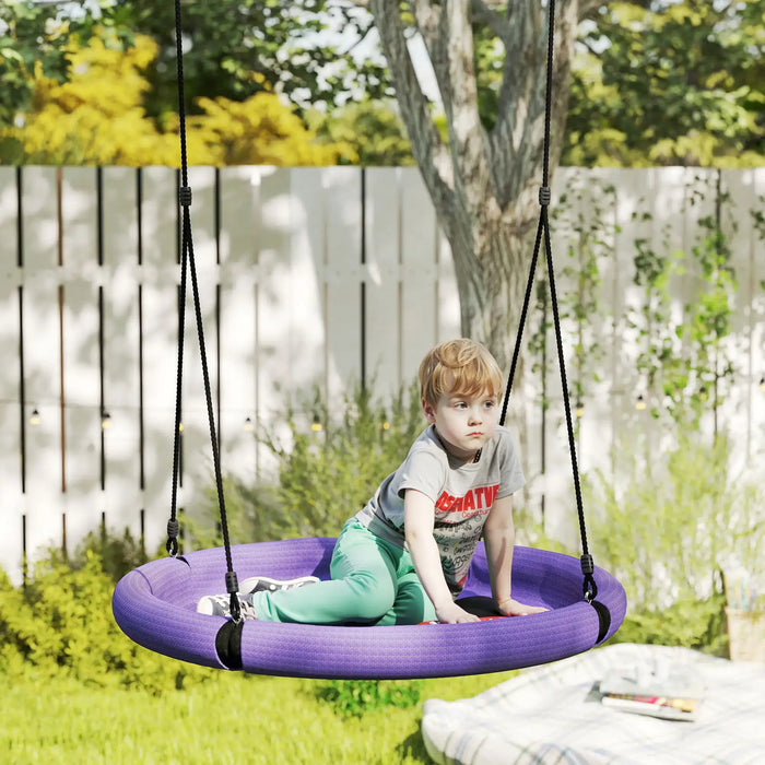 100cm Diameter Nest Swing Seat for Kids in Purple - Little and Giant Explorers AIYAPLAY