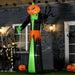 9ft Inflatable Halloween Pumpkin Man – LED Lights | Indoor and Outdoor Spooky Decoration HOMCOM - Little and Giant Explorers HOMCOM