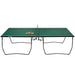 Green professional 9ft table tennis table with net and paddles, Sportnow brand