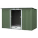 9FT x 4FT Metal Garden Shed with Double Doors in Green - Little and Giant Explorers Outsunny