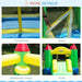 Bounce Castle with Slide, Basket and Trampoline with Blower - Little and Giant Explorers HOMCOM