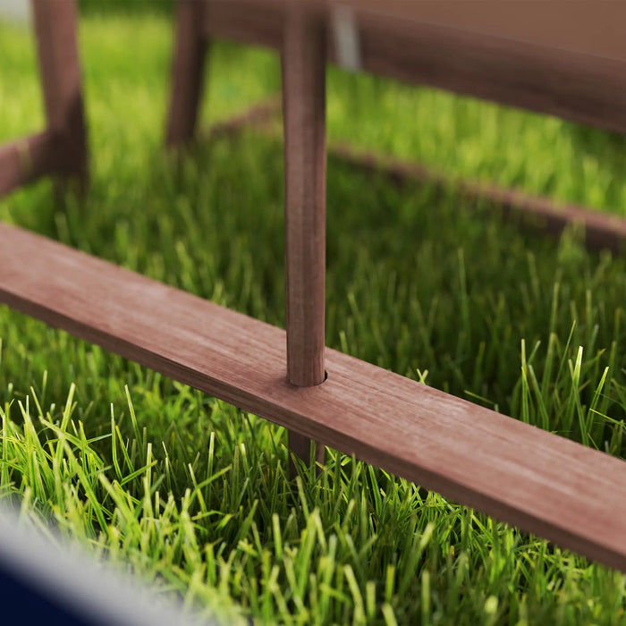 Kids Picnic Table with Umbrella | Wooden Garden Table and Bench Set for Children AIYAPLAY