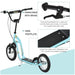 Kids Dual Brakes 12" Metal Frame Adjustable Stunt Scooter in Blue - Little and Giant Explorers