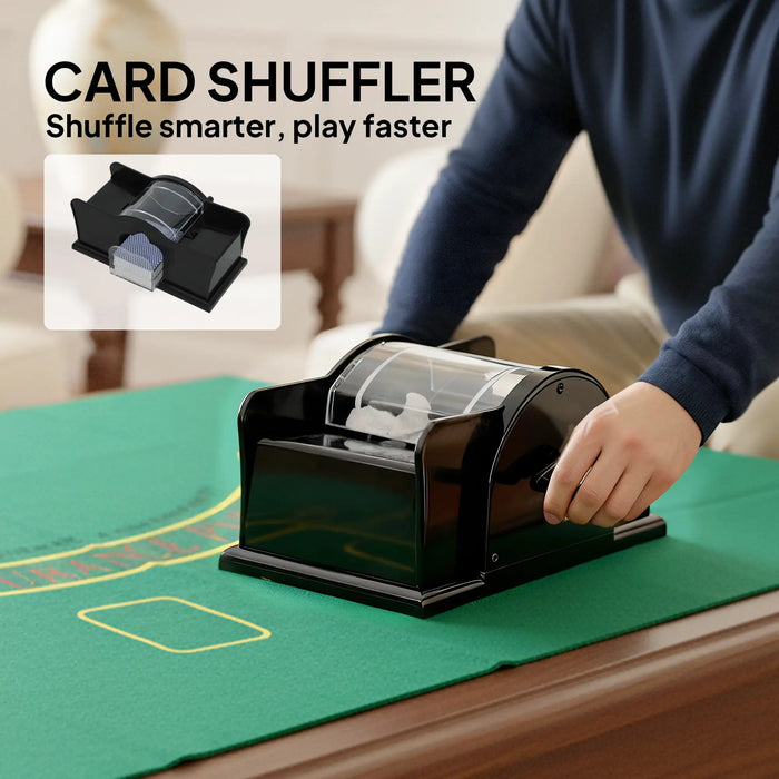 300-Piece Casino Set - 11.g Chips | Card Shuffler, Card Shoe and Carry Case SPORTNOW