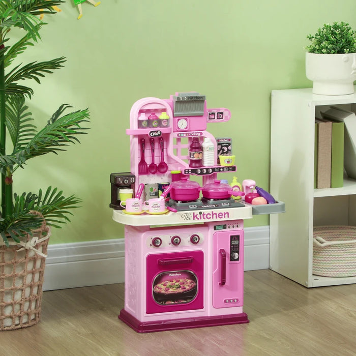 Kids Toy Kitchen with 33 Accessories