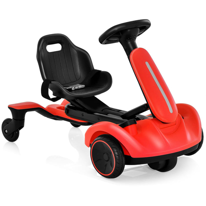 6V Kids Electric Drift Car – Red | 360° Spin - Adjustable Seat COSTWAY