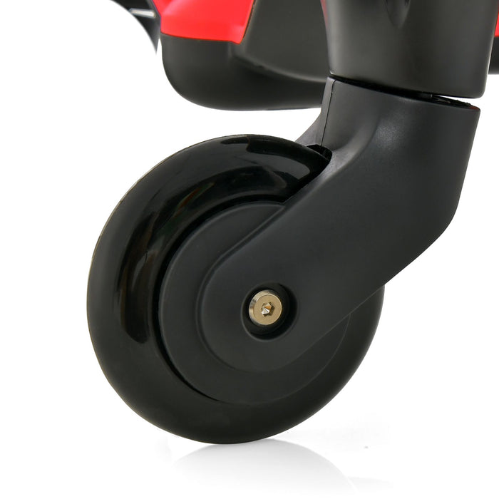 6V Kids Electric Drift Car – Red | 360° Spin - Adjustable Seat COSTWAY