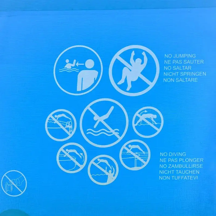 Steel Frame Pool with Filter Pump in Blue (292 x 190 x 75cm) - Little and Giant Explorers Outsunny