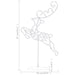Acrylic Christmas Flying Reindeer and Sleigh - Cold White | 72 LED Lights VIDAXL - Little and Giant Explorers vidaXL