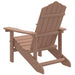 Adirondack Garden Chair in Brown - Little and Giant Explorers vidaXL