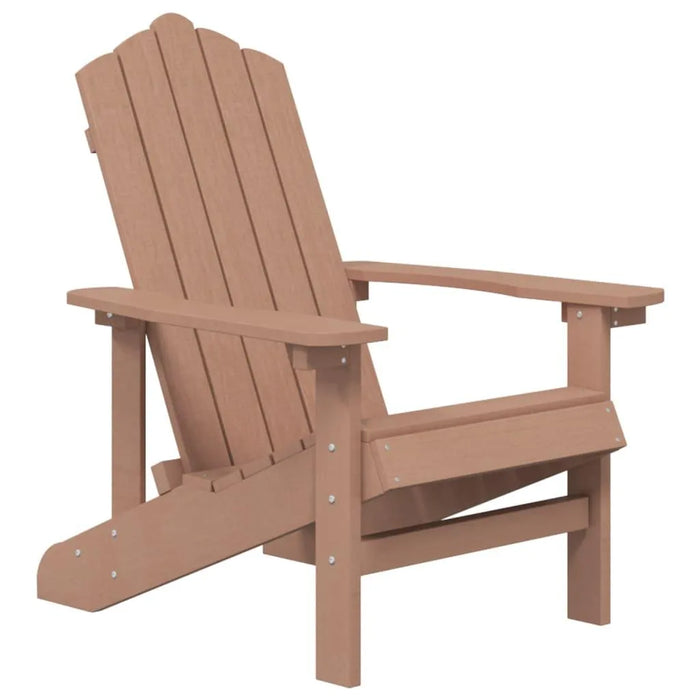 Adirondack Garden Chair in Brown - Little and Giant Explorers vidaXL