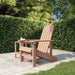 Adirondack Garden Chair in Brown - Little and Giant Explorers vidaXL