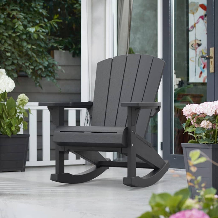 Adirondack Rocking Chair 'Troy' in Graphite - Little and Giant Explorers Keter