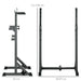 Adjustable and Multifunctional Heavy Duty Barbell Squat Rack - Little and Giant Explorers SPORTNOW