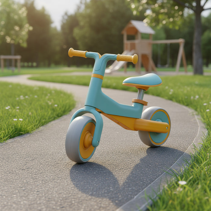 Adjustable Baby Balance Bike – Blue and Orange | 18–48 Months COSTWAY - Little and Giant Explorers Costway