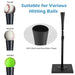 Adjustable Baseball Batting Tee for All Ages - Little and Giant Explorers Costway