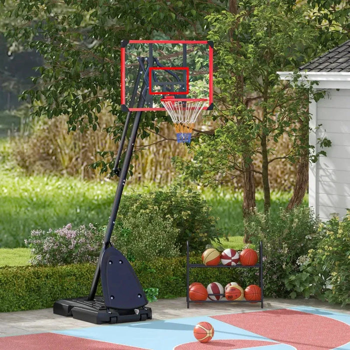 Adjustable Basketball Hoop and Stand with Weighted Base | 240 - 290cm - Little and Giant Explorers SPORTNOW