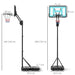 Basketball Hoop Stand 146-236cm | Adjustable Height with Safety Latch - Little and Giant Explorers SPORTNOW