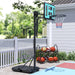 Basketball Hoop Stand 146-236cm | Adjustable Height with Safety Latch - Little and Giant Explorers SPORTNOW