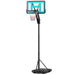 Basketball Hoop Stand 146-236cm | Adjustable Height with Safety Latch - Little and Giant Explorers SPORTNOW