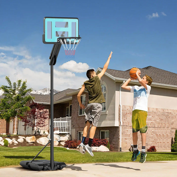 Basketball Hoop Stand 146-236cm | Adjustable Height with Safety Latch - Little and Giant Explorers SPORTNOW