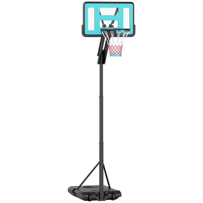 Basketball Hoop Stand 146-236cm | Adjustable Height with Safety Latch - Little and Giant Explorers SPORTNOW