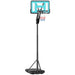 Basketball Hoop Stand 146-236cm | Adjustable Height with Safety Latch - Little and Giant Explorers SPORTNOW